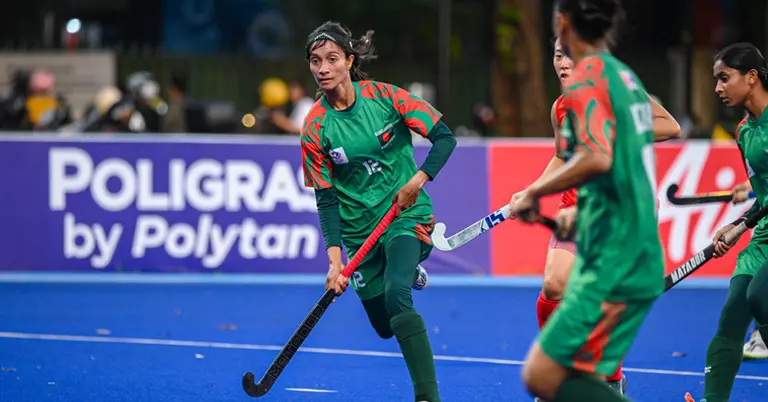 ম্যাচের একটি মুহূর্ত